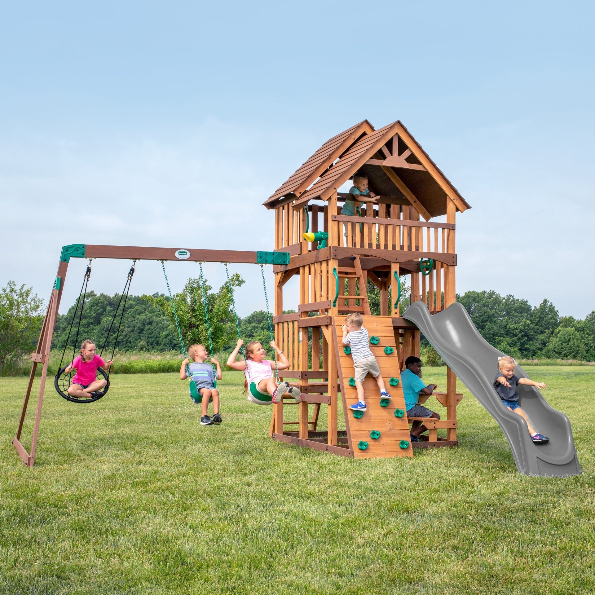 Backyard Discovery Highlander Swing Set - Image 1