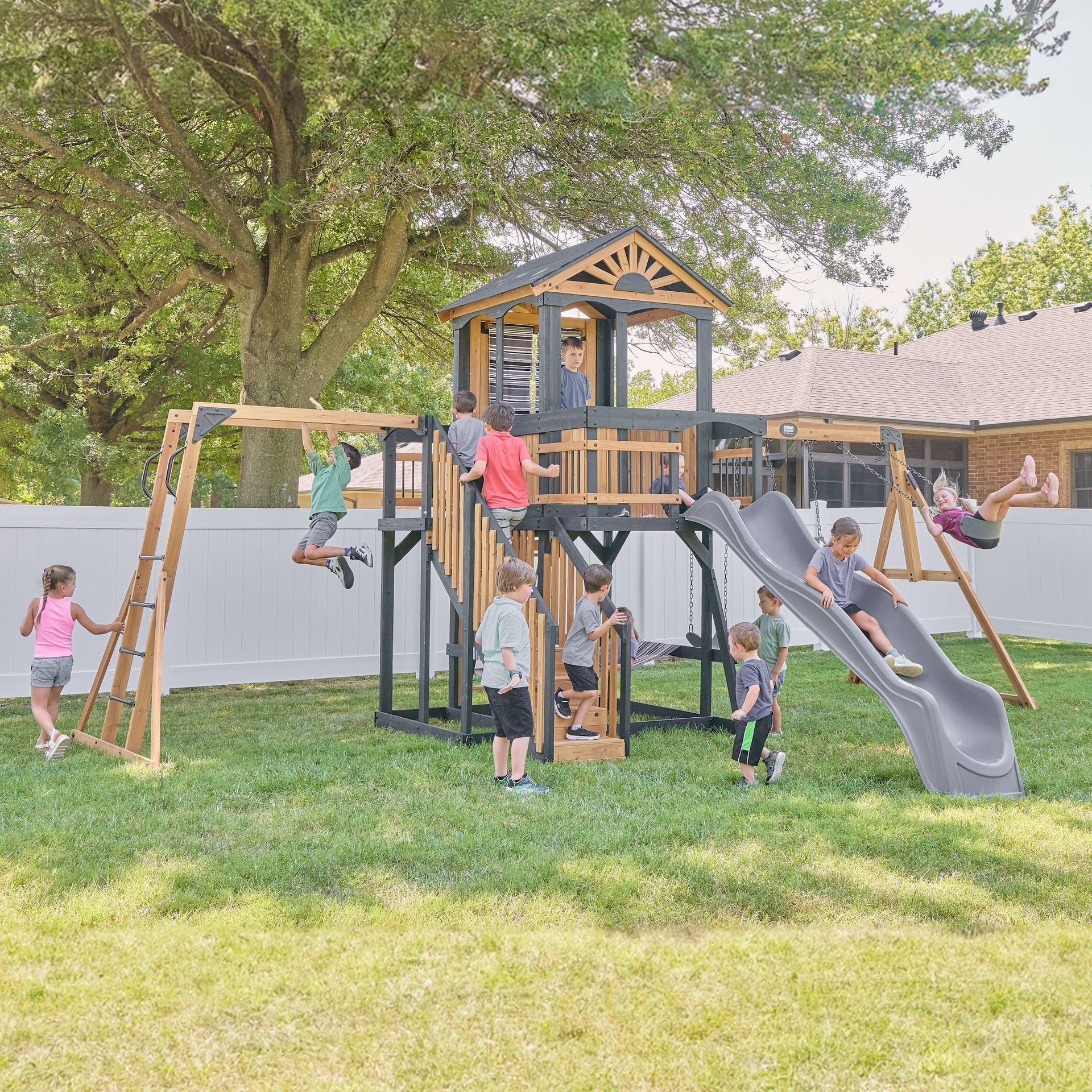 Backyard Discovery Oceanview II Swing Set - Image 1
