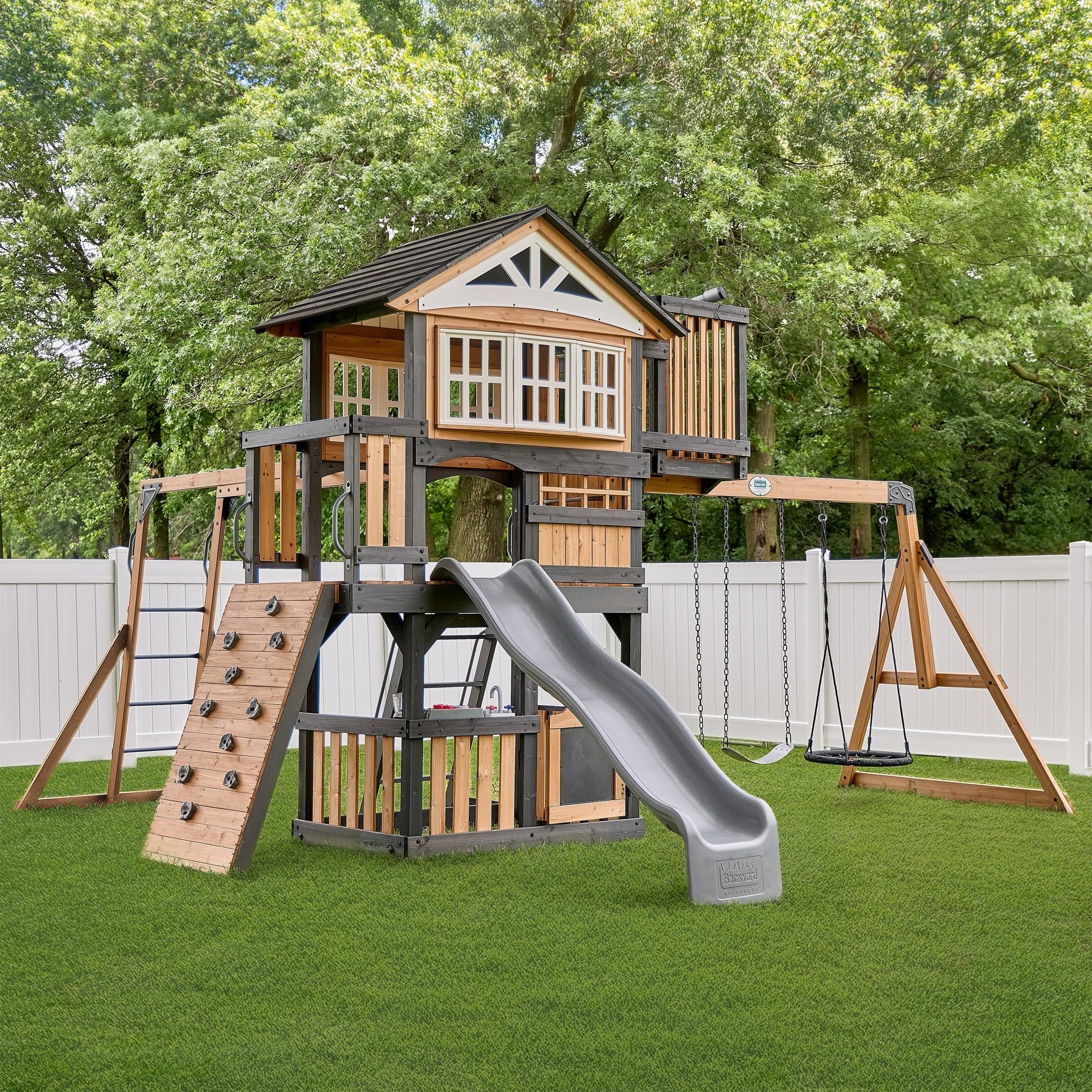 Backyard Discovery Rosewood Falls Swing Set - Image 1