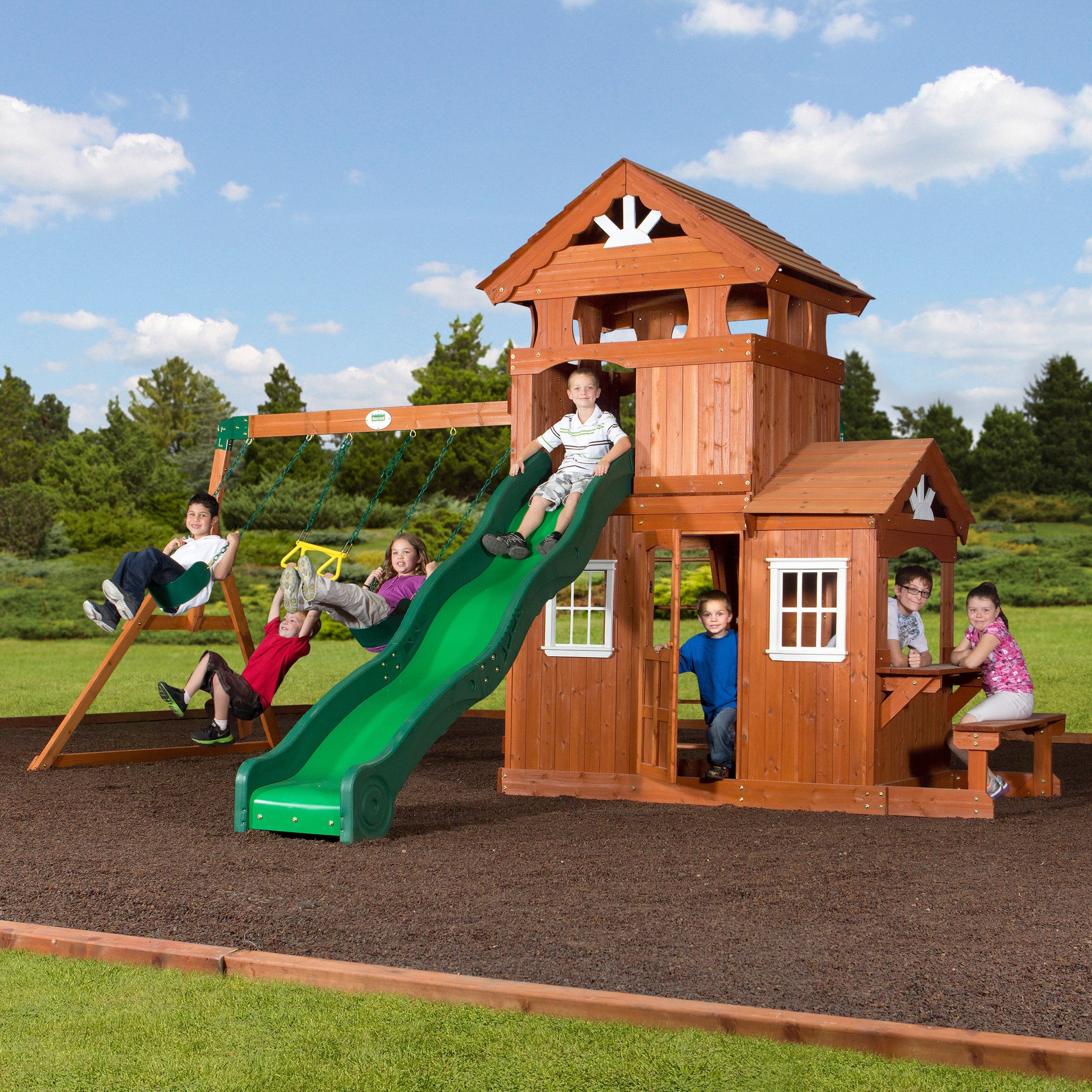 Backyard Discovery Shenandoah Swing Set - Image 1