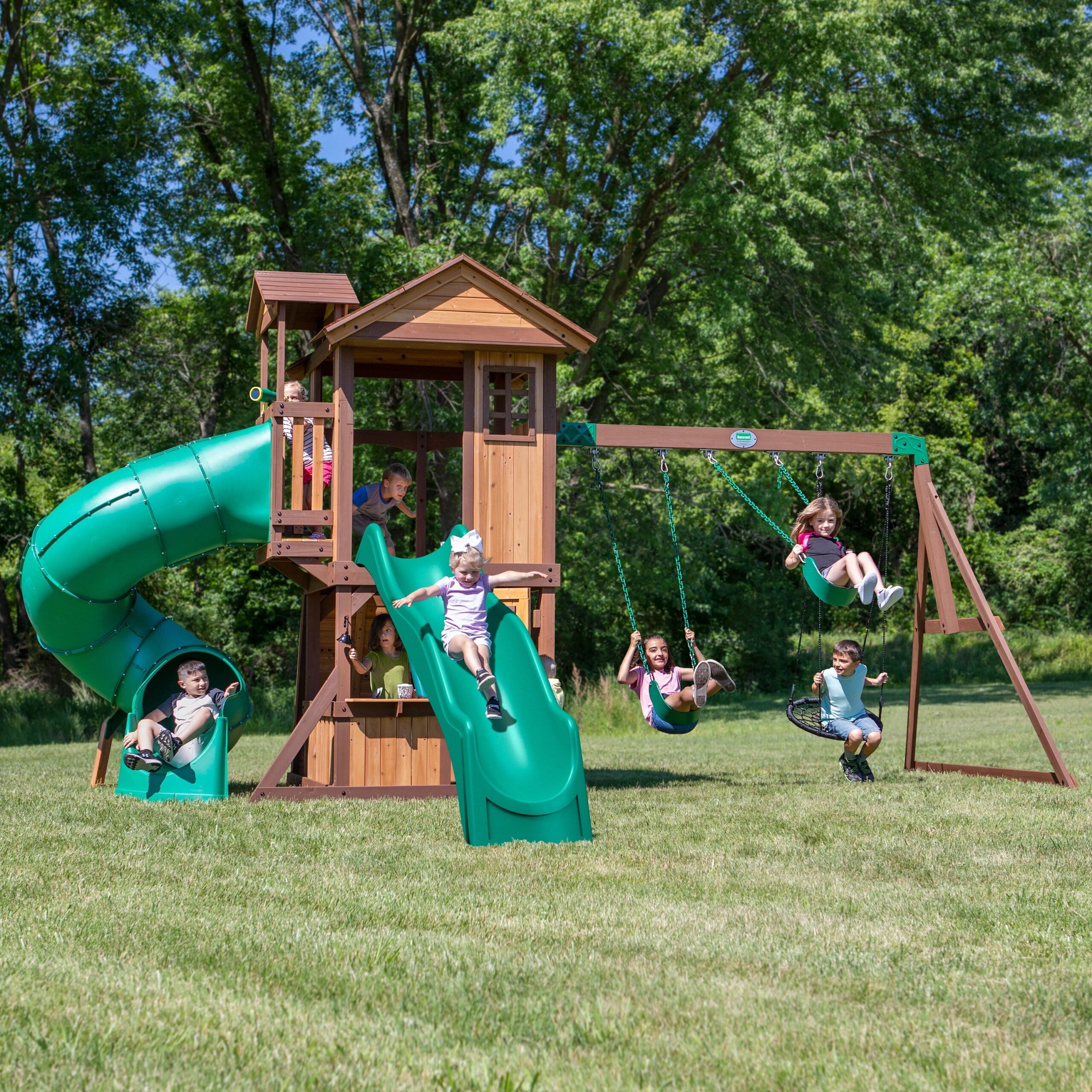 Backyard Discovery Tacoma Falls Swing Set - Image 1
