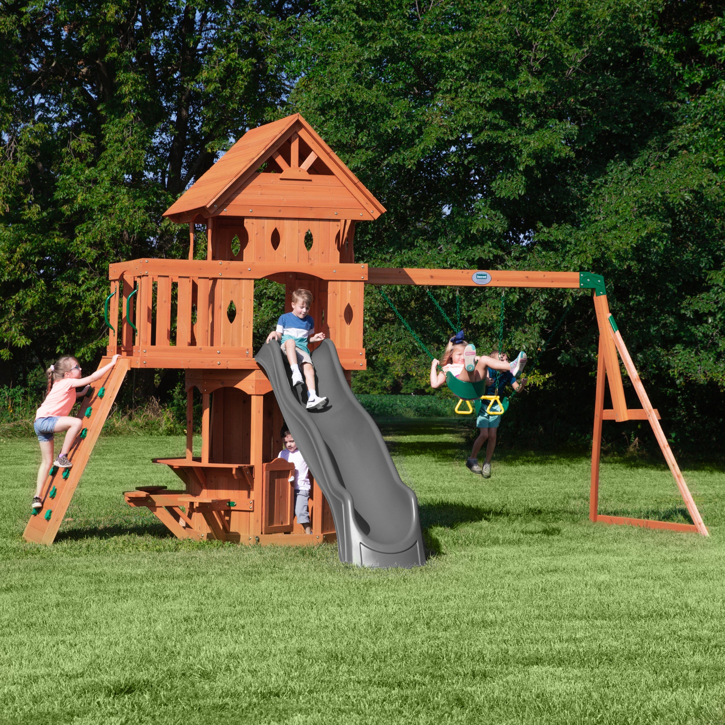 Backyard Discovery Woodland Swing Set - Image 1