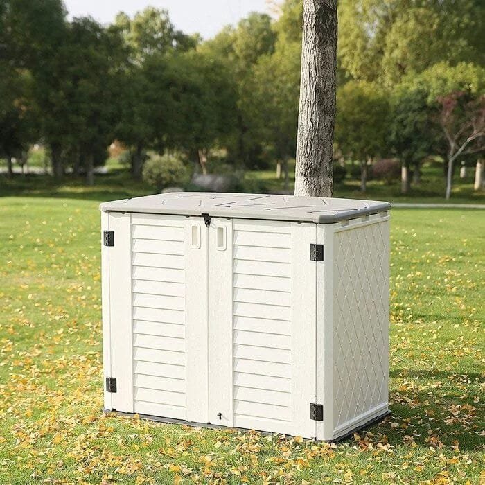 4 ft. W x 2 ft. D Plastic Horizontal Garage Shed - Image 1
