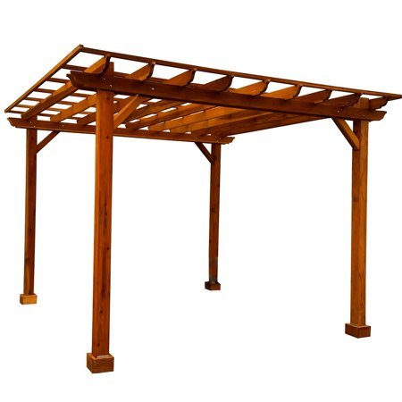 Backyard Discovery 10 ft. x 14 ft. Traditional All Cedar Pergola Shade Structure - Image 1