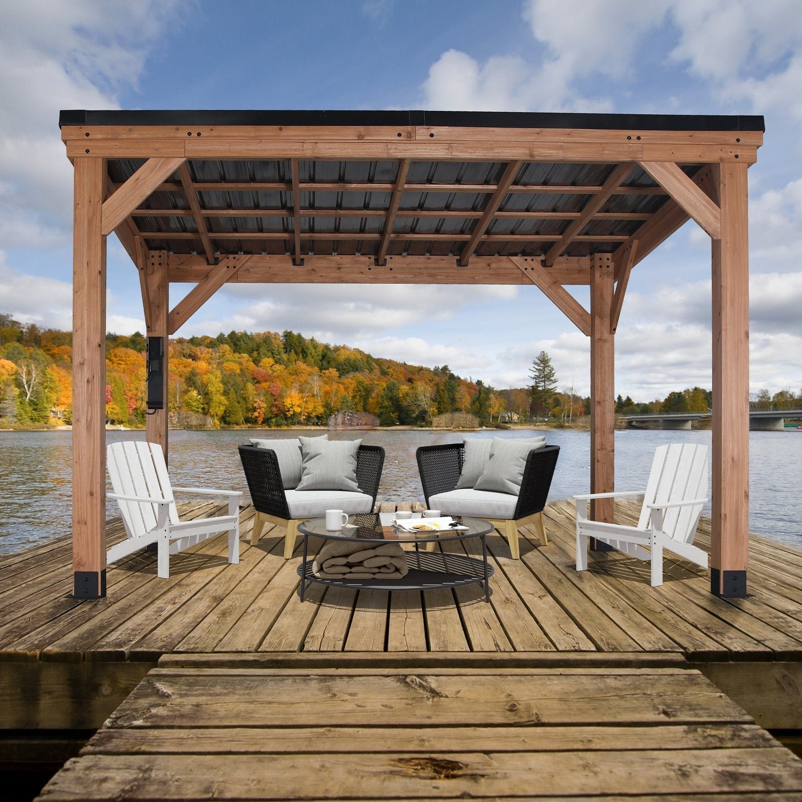 Backyard Discovery 12×9.5 Arcadia Gazebo - Image 1