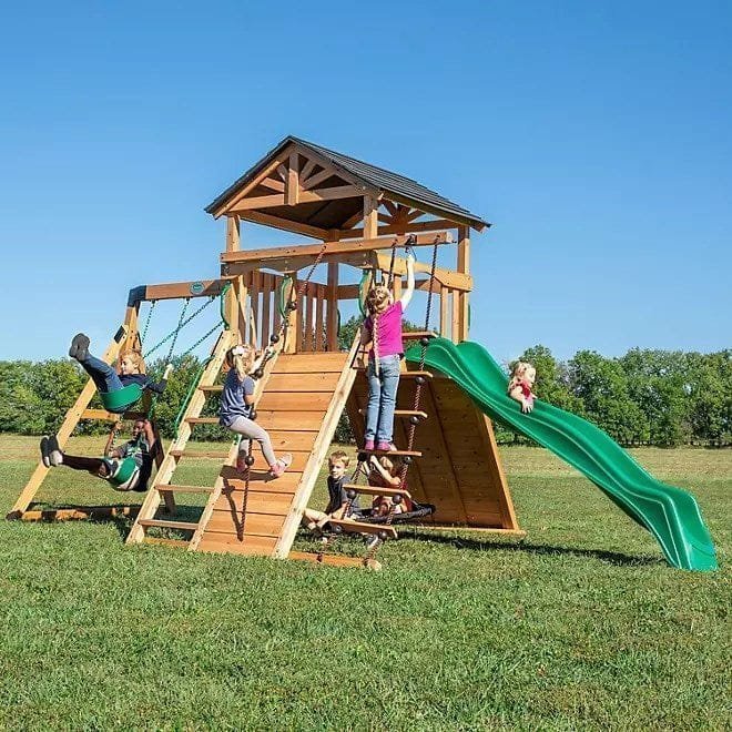 Backyard Discovery Endeavor Cedar Swing Set - Image 1