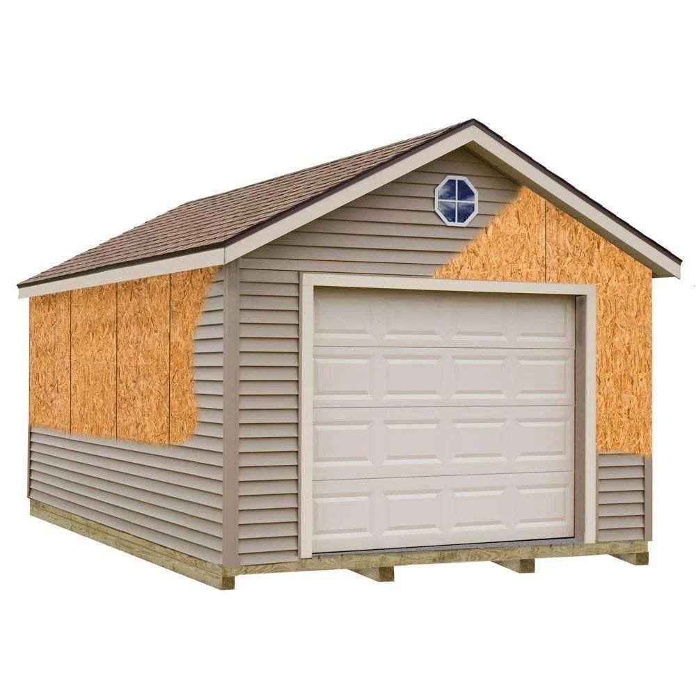 Best barns Greenbriar 12’x24′ Wood Garage Barn Kit-Installation included - Image 1