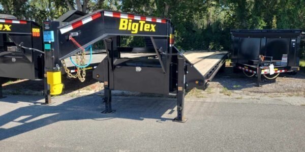 Big Tex 25GN 40′ Heavy-Duty Gooseneck Trailer – Tandem Dual Axle, Black Steel Deck - Image 1