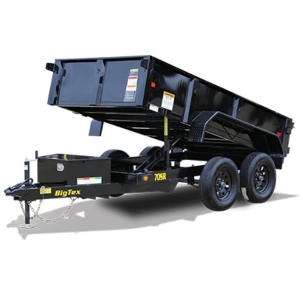 Big Tex Tandem Axle Single Ram Dump Trailer | 70SR-12-5WDD - Image 1