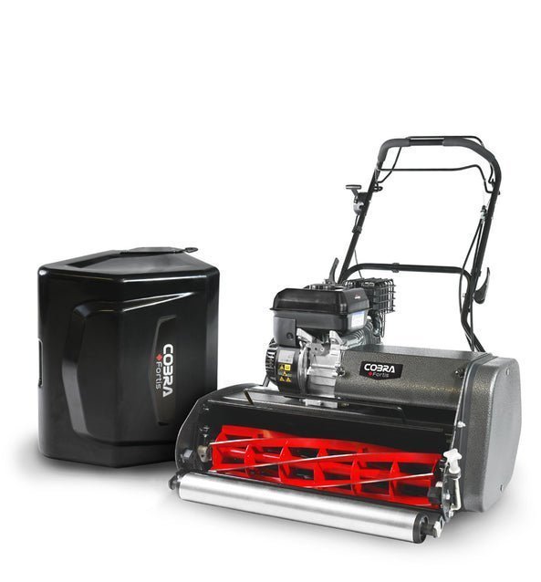 COBRA FORTIS25B 25″ PETROL CYLINDER LAWNMOWER - Image 1