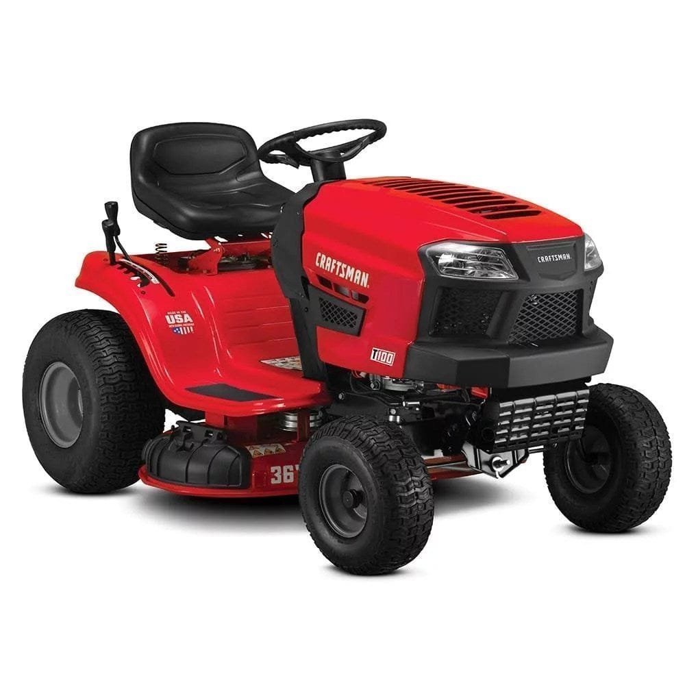 Craftsman T100 36-in 11.5-HP Riding Lawn Mower | CMXGRAM201302 - Image 1