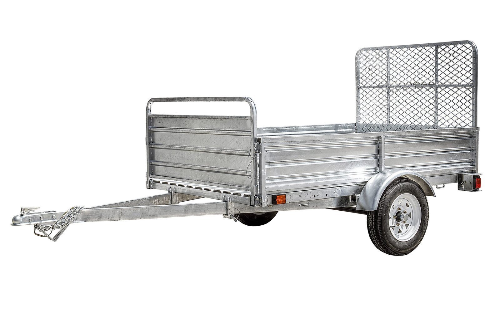DK2 5-ft x 7-ft Steel Utility Trailer with Ramp Gate ( 1639-lb Capacity ) 2491713 - Image 1