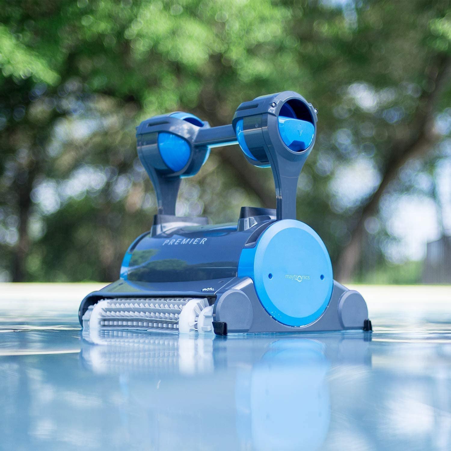Dolphin Premier Robotic Pool Cleaner 2024 for Inground Pools up to 50ft - Image 1