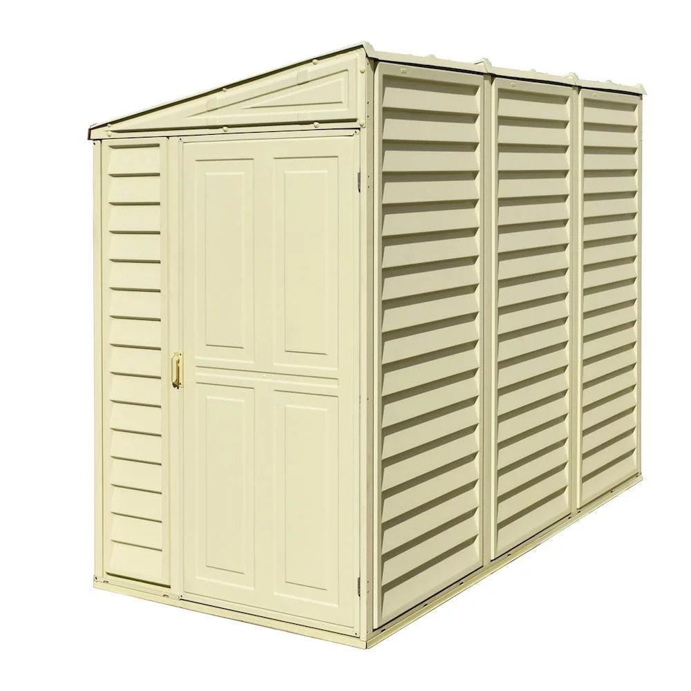 Duramax 4ft x 8ft Sidemate Vinyl Resin Outdoor Storage Shed - Image 1