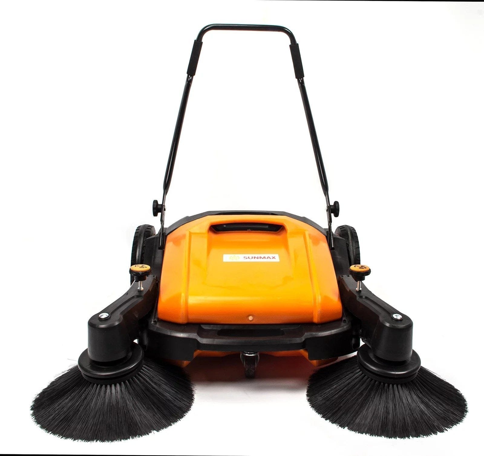 Generic Industrial Floor Sweeper with Triple Brooms 38 inch Outdoor and Indoor Sweeper - Image 1