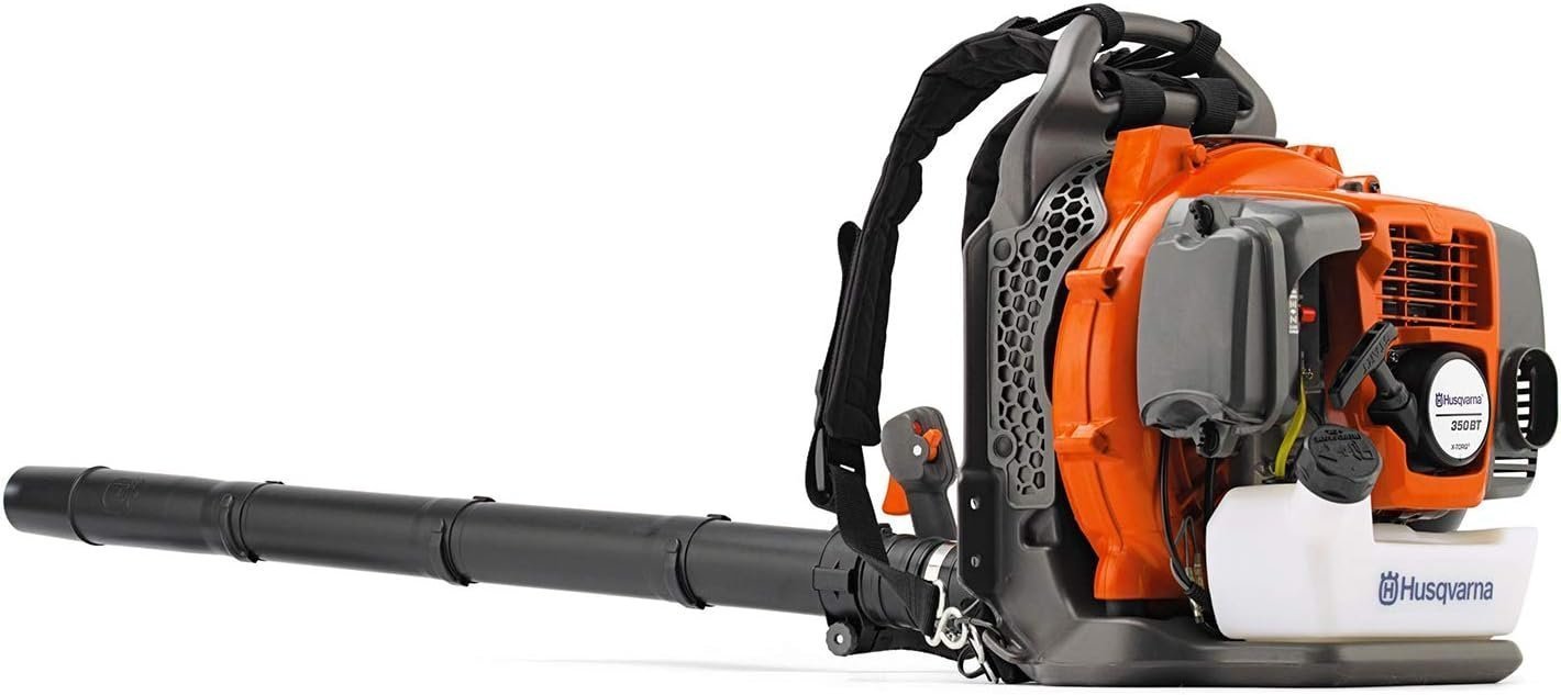 Husqvarna 350BT Gas Backpack Leaf Blower 50.2cc, 692 CFM, 180 MPH - Image 1