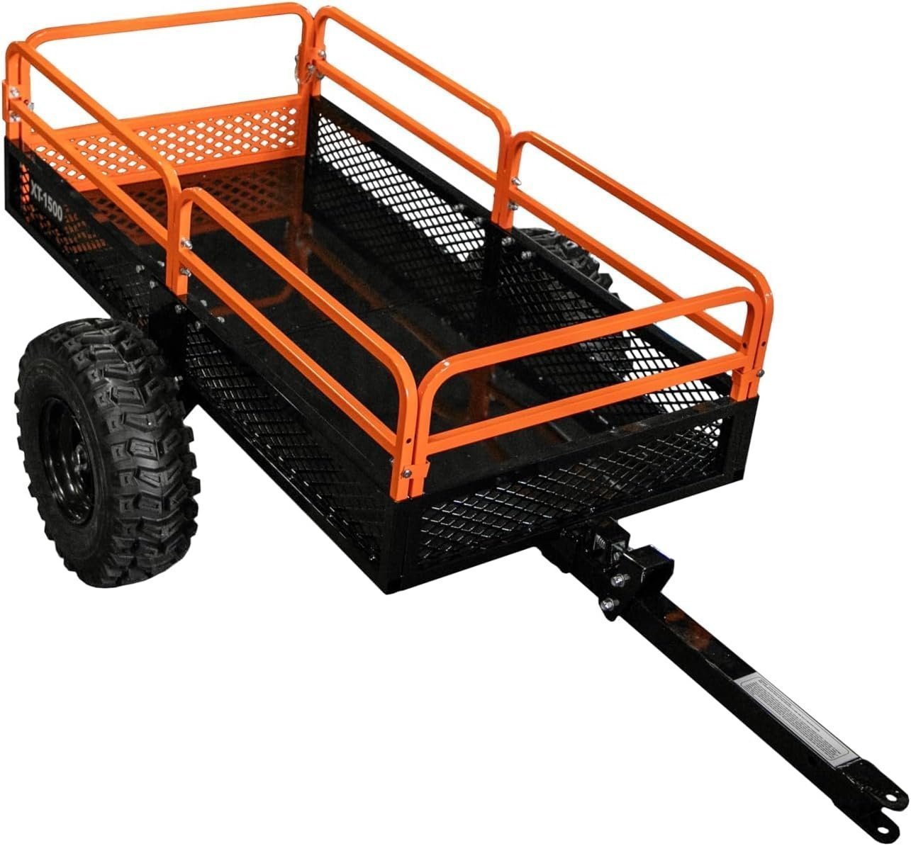 Impact Implements 1500 lb Utility Cargo Trailer with Pivot Dump for ATV, UTV, and Lawn Tractor - Image 1