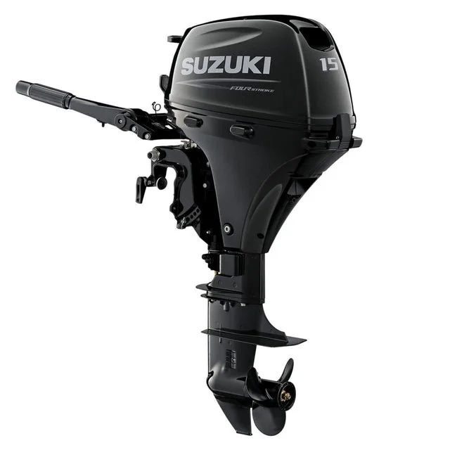 Suzuki DF15AS5 15 HP Four-Stroke Outboard Motor - Image 1